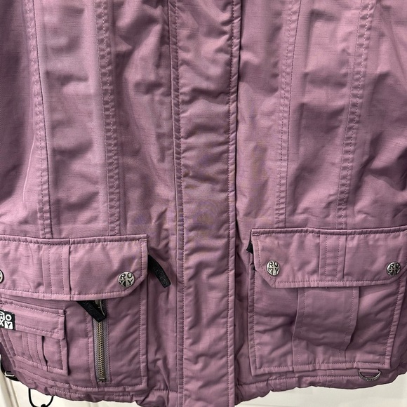 Roxy Women's Purple Ski Snow Jacket Warm Like New Small - Picture 2 of 7